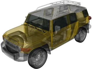 Toyota FJ Cruiser (2010) 3D Model preview