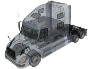 Volvo VNL 780 3D Model preview