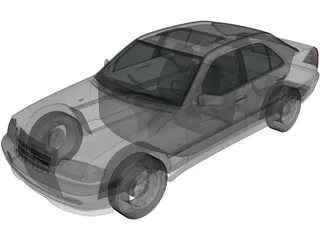 Mercedes-Benz C220 (1998) 3D Model preview