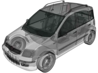 Fiat Panda (2011) 3D Model preview