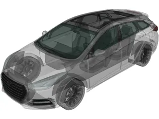 Hyundai i40 Wagon (2015) 3D Model preview