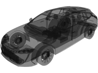Peugeot 508 SW (2020) 3D Model preview