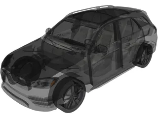Mercedes-Benz GLE580 (2020) 3D Model preview