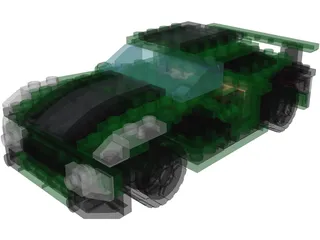 Lego Street Speeder (2010) 3D Model preview