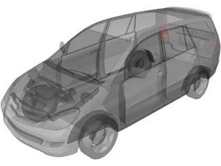Toyota Innova (2010) 3D Model preview
