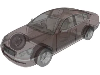 Infiniti Q45 (2002) 3D Model preview