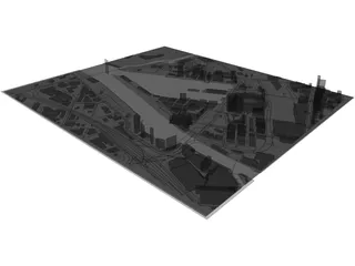 Melbourne Docklands 3D Model preview