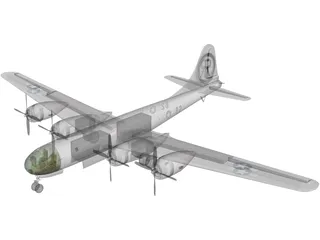 Boeing B-29 Superfortress 3D Model preview