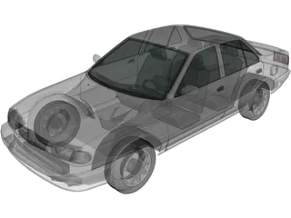 Nissan Tsuru (2004) 3D Model preview
