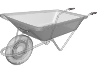 Wheelbarrow 3D Model preview