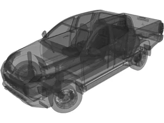 Mitsubishi L200 Triton (2021) 3D Model preview