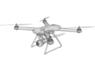 Mi Drone 3D Model preview