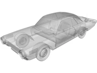 Chrysler Turbine Car (1963) 3D Model preview