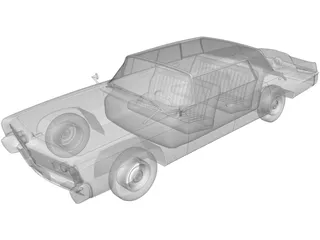 Chrysler Crown Imperial (1965) 3D Model preview