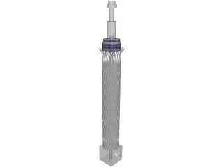 Cairo Tower 3D Model preview
