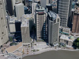 Brisbane City Center, Australia (2019) 3D Model preview