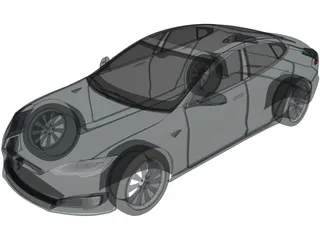 Tesla Model S (2020) 3D Model preview