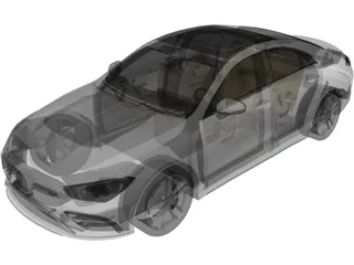 Mercedes-Benz CLA35 AMG  (2020) 3D Model preview