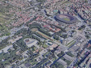 Naples City SW, Italy (2019) 3D Model preview