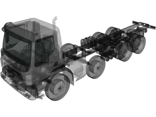 Volvo VM 270 Chassis 3D Model preview