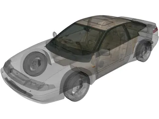 Subaru SVX (1992) 3D Model preview