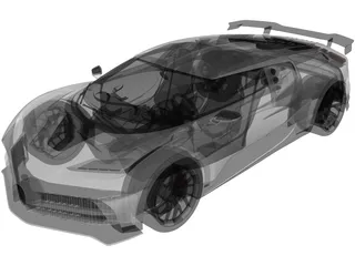 Bugatti EB110 Homage (2019) 3D Model preview