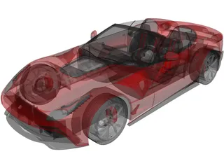 Ferrari F12 TRS (2014) 3D Model preview
