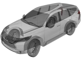 Mitsubishi Montero Sport 3D Model preview