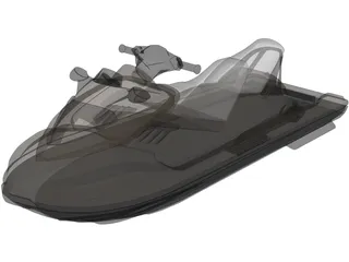Kawasaki Ultra Jet Ski 3D Model preview