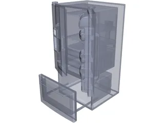 Refrigerator 3D Model preview