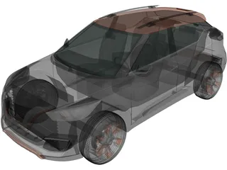 Nissan Kicks Concept (2014) 3D Model preview
