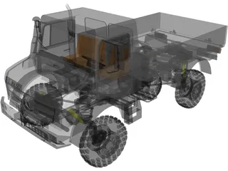 Mercedes-Benz Unimog 3D Model preview