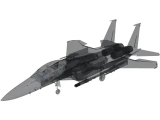 F-15E 3D Model preview
