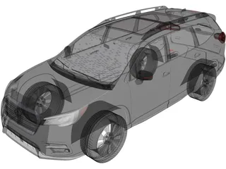 Subaru Ascent (2019) 3D Model preview