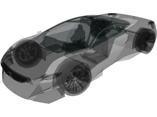 Peugeot Onyx 3D Model preview