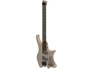 Strandberg Boden J6 Bass Guitar 3D Model preview