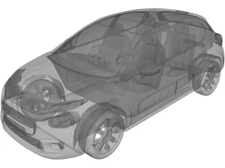 Citroen C3 (2017) 3D Model preview