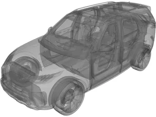 Land Rover Discovery SVR(2019) 3D Model preview