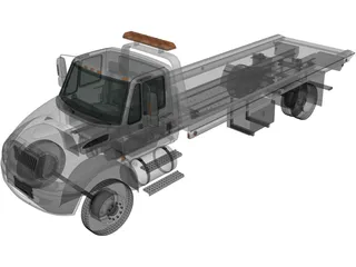 International DuraStar Tow Truck (2002) 3D Model preview