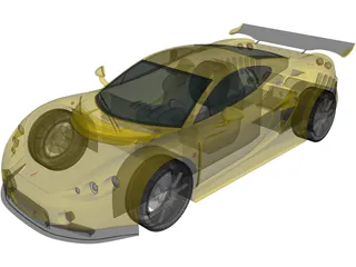 Ascari A10 (2006) 3D Model preview