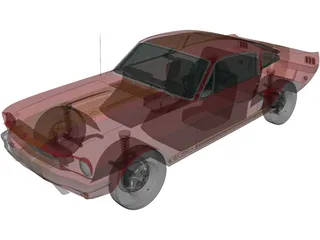 Ford Mustang GT350 (1969) 3D Model preview