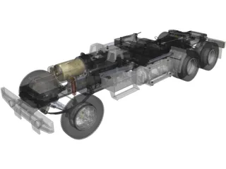 Tamiya Truck Chassis 3D Model preview