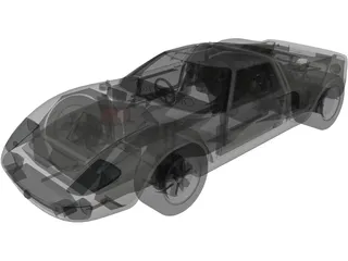 Ford GT40 3D Model preview