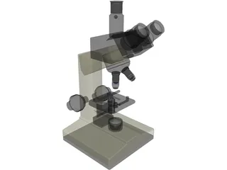Microscope 3D Model preview