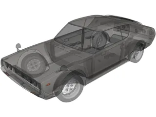 Datsun 240K-GT (1972) 3D Model preview