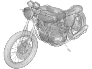 Honda CB750 3D Model preview