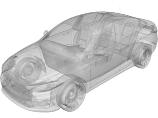 Fiat Tipo (2016) 3D Model preview