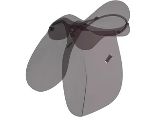 Horse Saddle 3D Model preview
