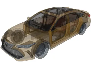 Toyota Avalon (2018) 3D Model preview
