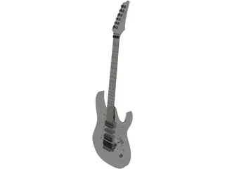 Ibanez RG-350 Electric Guitar 3D Model preview